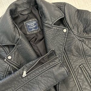 Abercrombie and Fitch Faux Leather Jacket